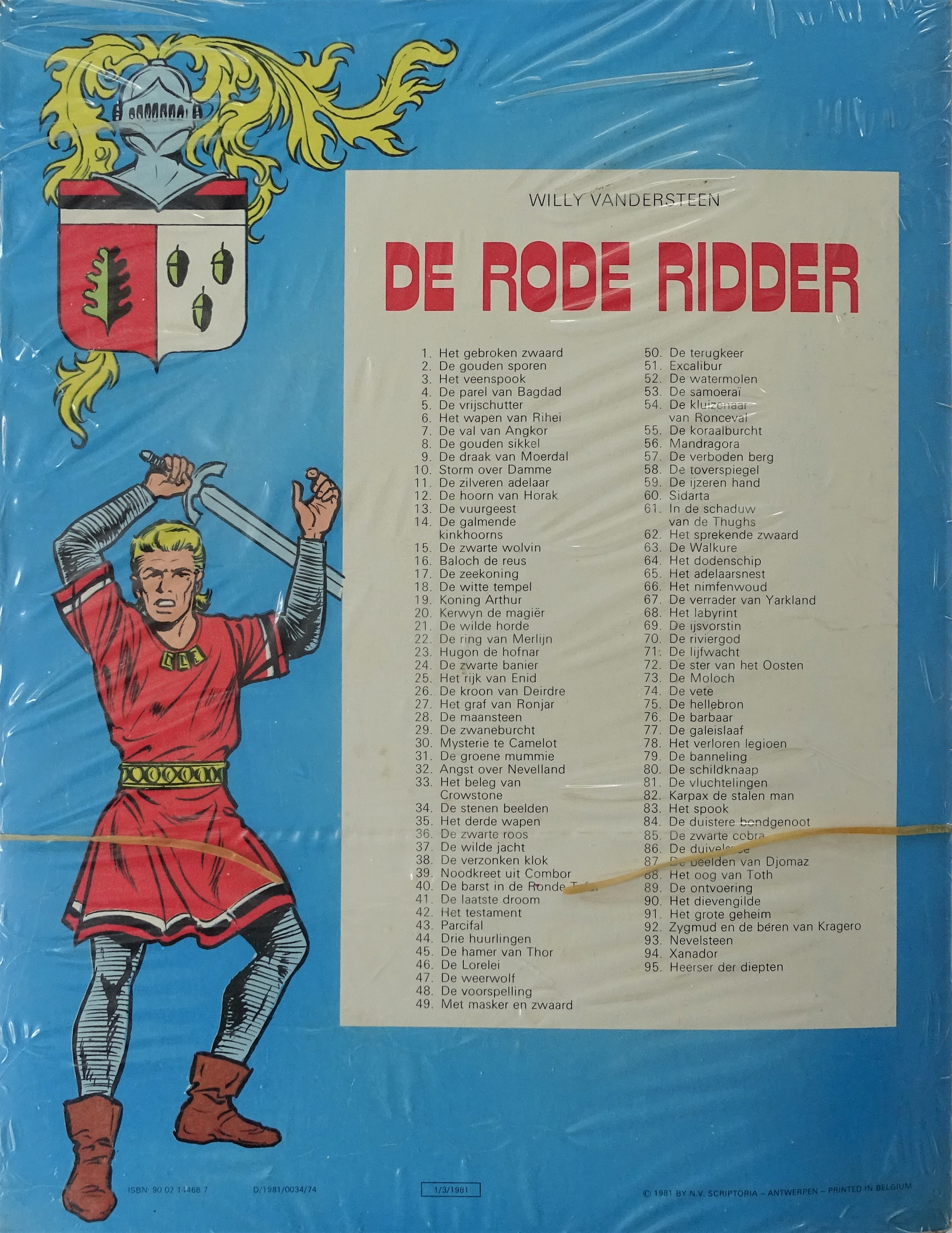 Akim Stripwinkel - Rode Ridder, de 95 - Heerser der diepten, SC+Bijlage ...