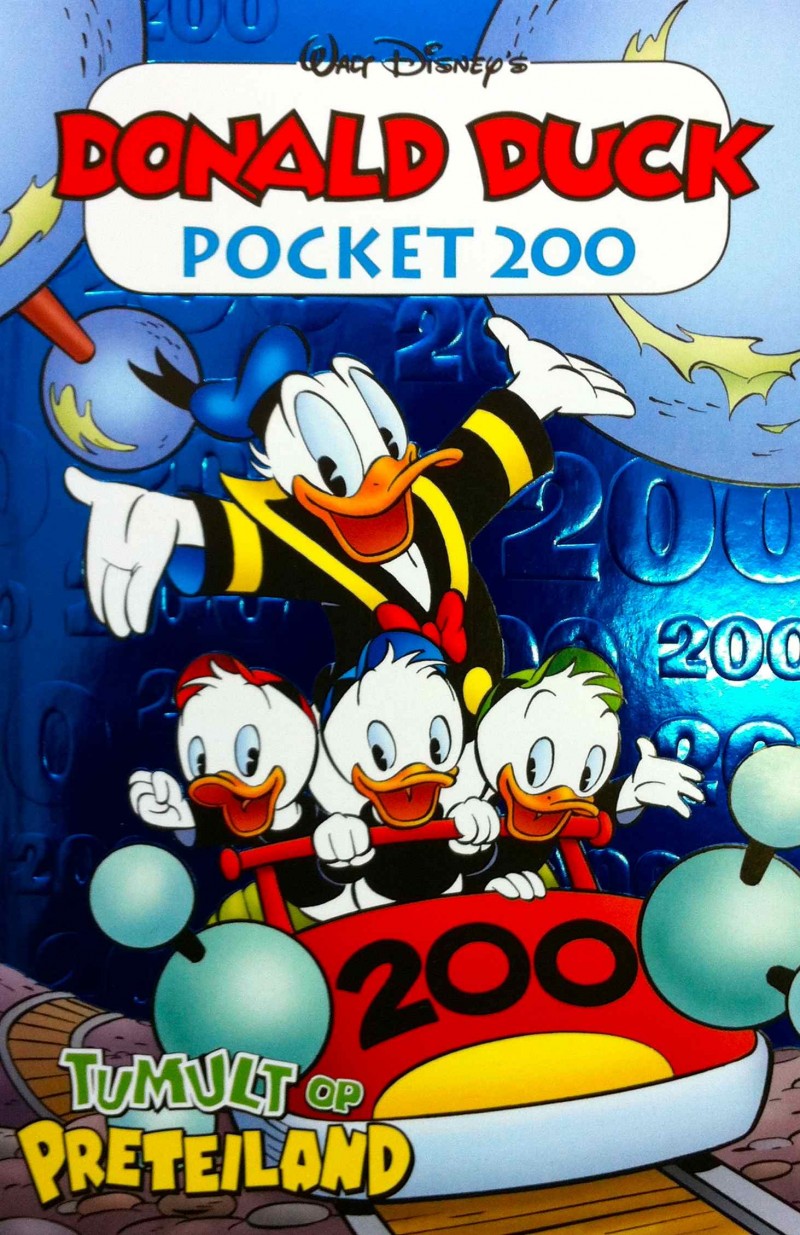 Akim Stripwinkel Donald Duck Pocket 3e reeks 200 Tumult op preteiland, Softcover (Sanoma)