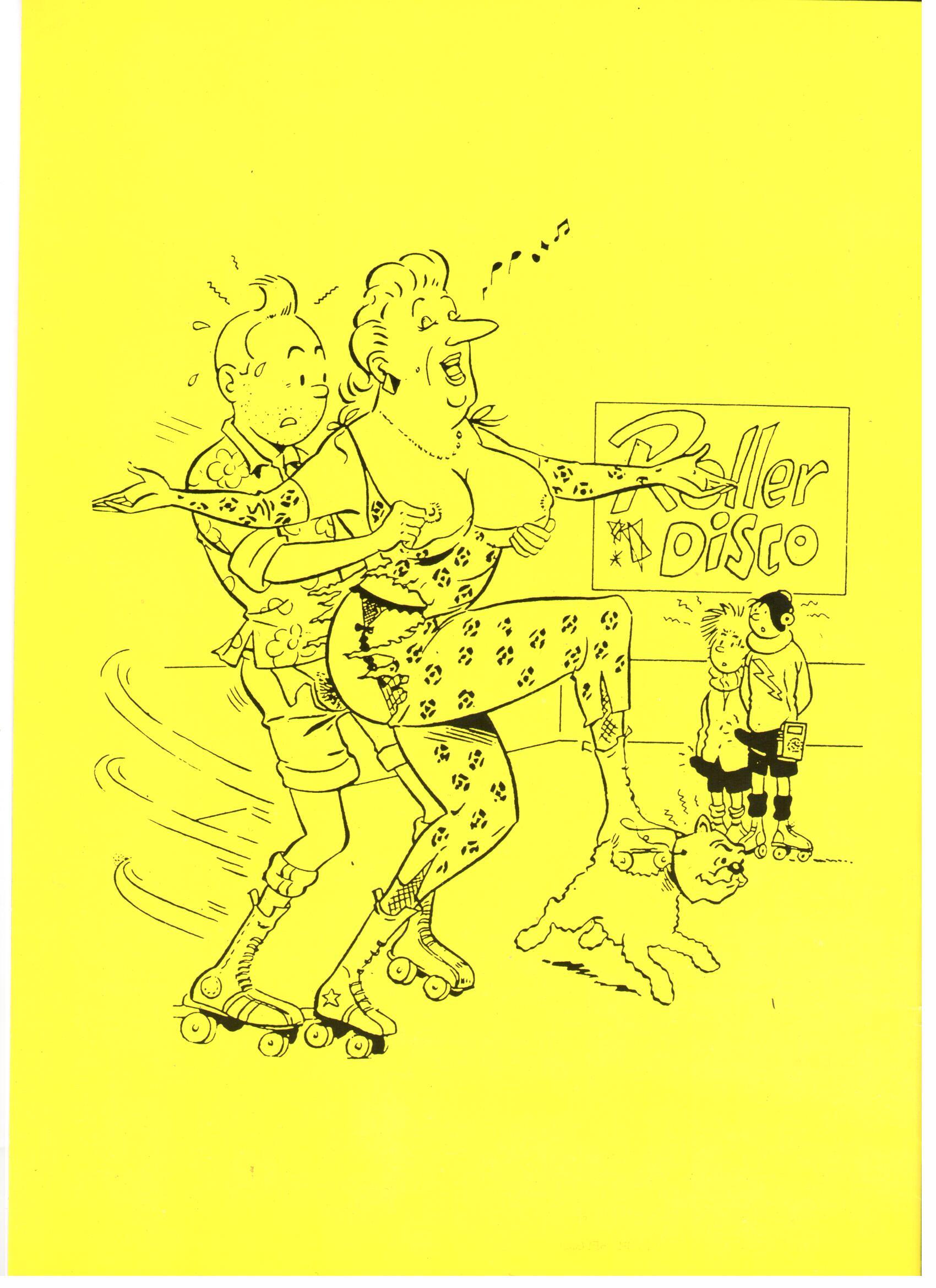 Sexuele Akim Stripwinkel - Kuifje - Parodie & Illegaal 10 - Het sexuele leven van  Kuifje deel 1 en 2, Softcover (Comix Trading)