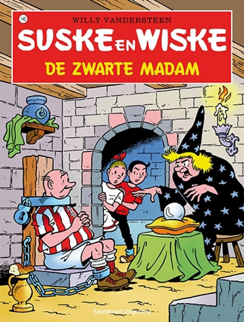 Akim Stripwinkel Suske en Wiske 140 De zwarte madam, Softcover, Vierkleurenreeks Softcover