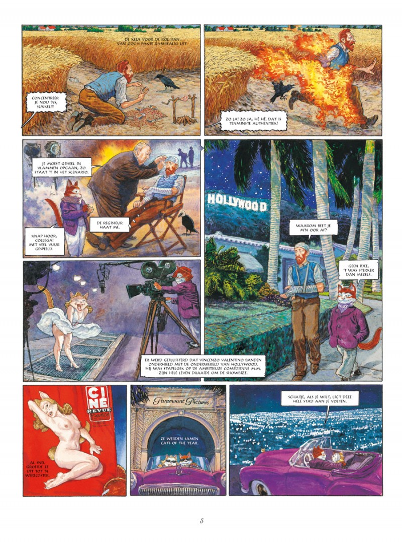 Akim Stripwinkel - Vincent van Gogh 2 - Drie manen, Hardcover (Silvester  Strips \u0026 Specialities)