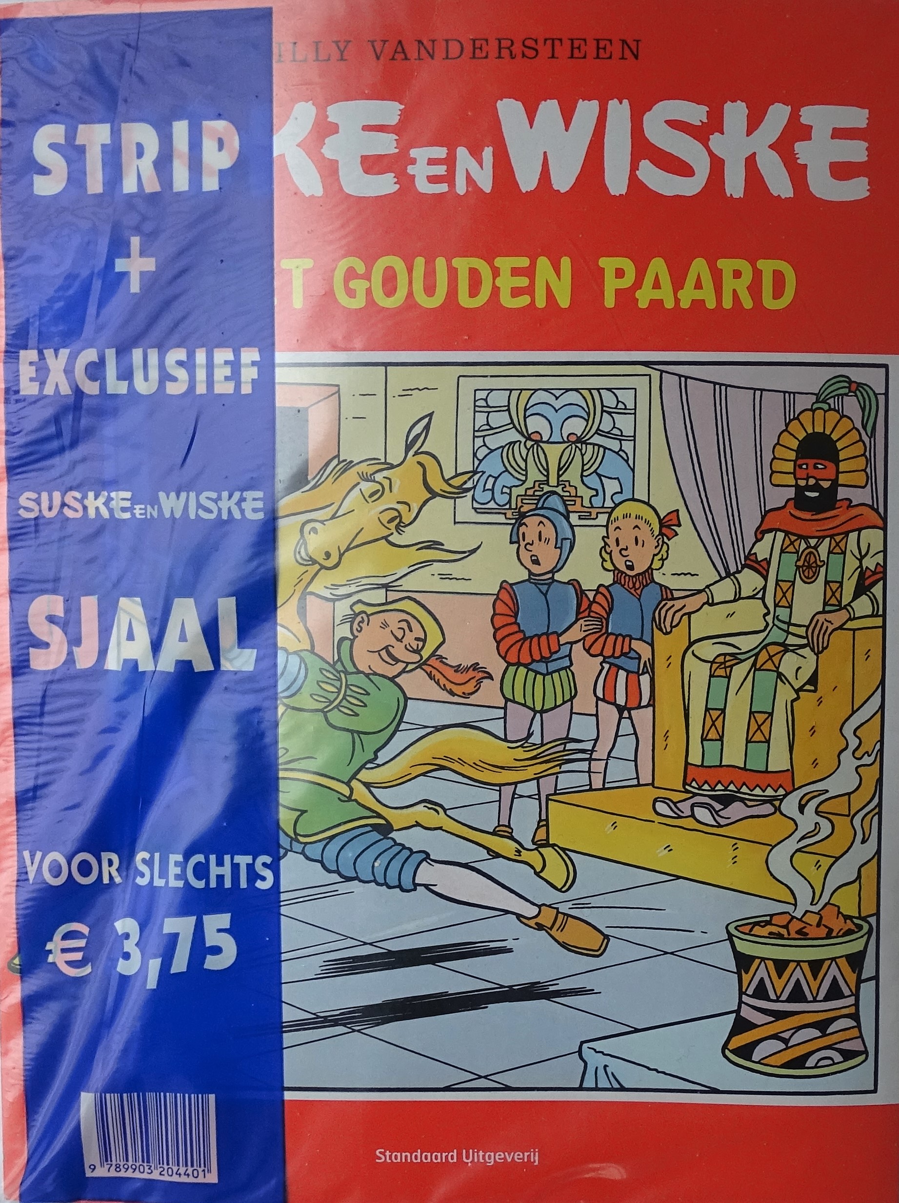 Akim Stripwinkel Suske en Wiske 100 Het gouden paard, Softcover (Standaard Uitgeverij) Akim Stripwinkel Suske en Wiske 100 Het gouden paard, Softcover (Standaard Uitgeverij)