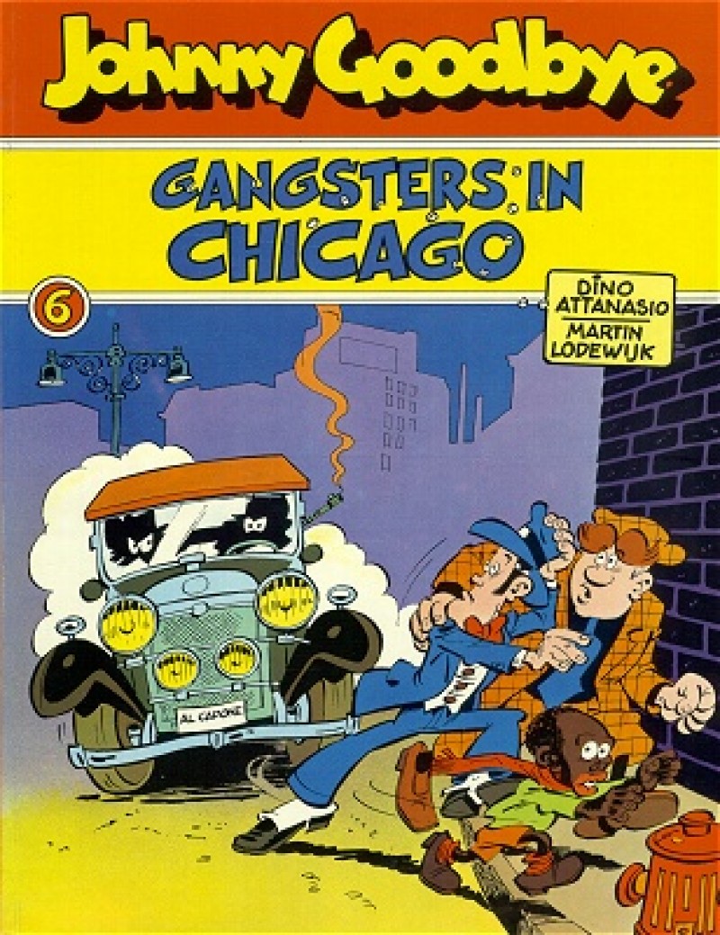 Akim Stripwinkel - Johnny Goodbye 6 - Gangsters in Chicago, Softcover, Eerste druk (1978) (Oberon)