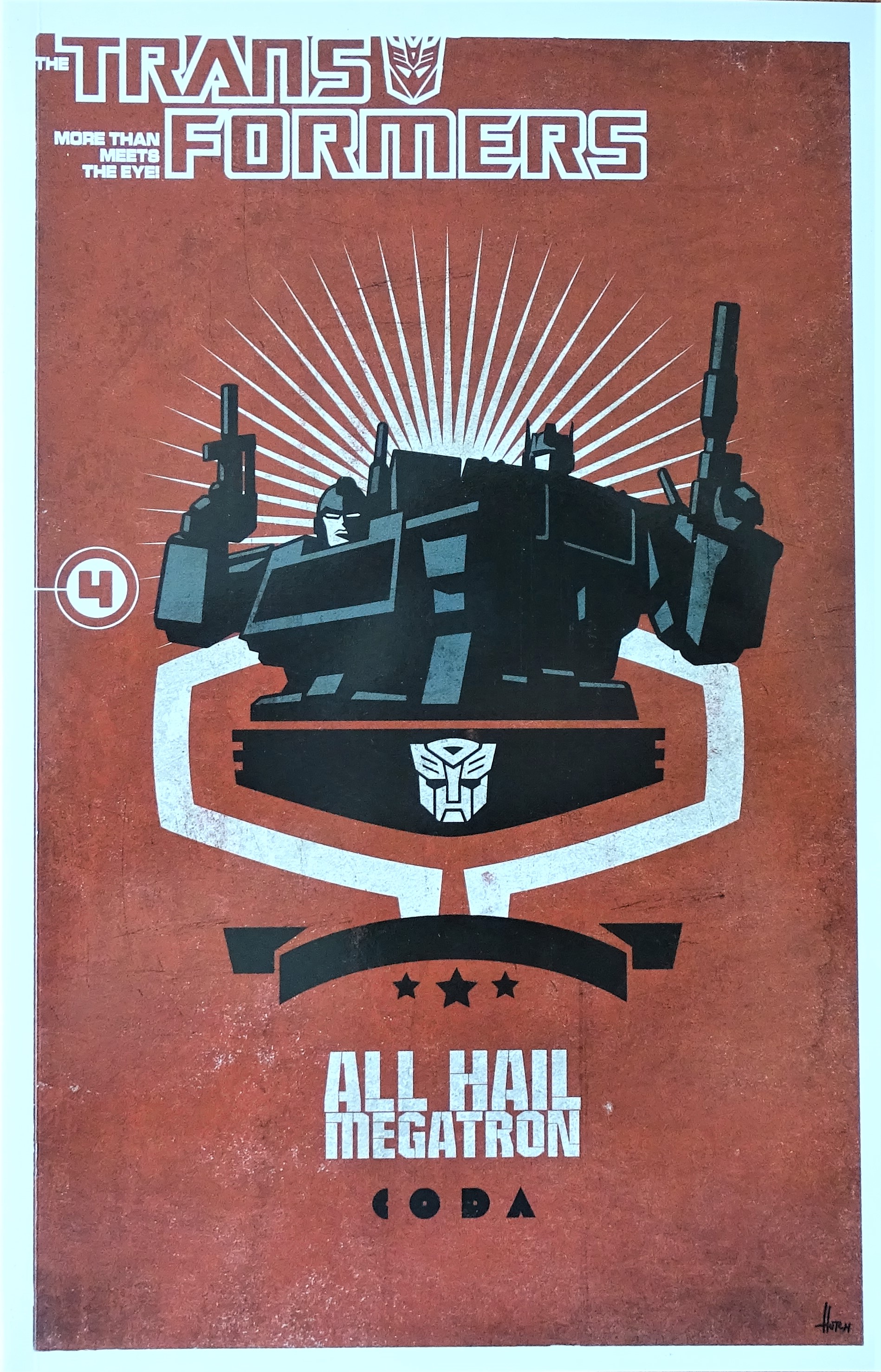 Akim Stripwinkel Transformers All hail megatron 4, Softcover (IDW)